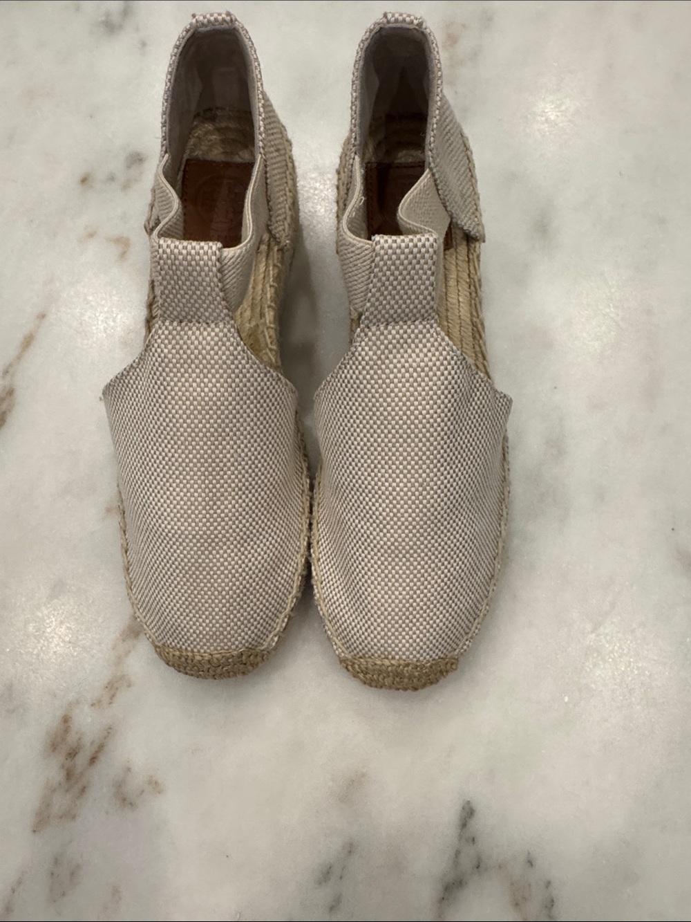 Tory Burch Catalina Espadrille-Canvas Shoe Size 7